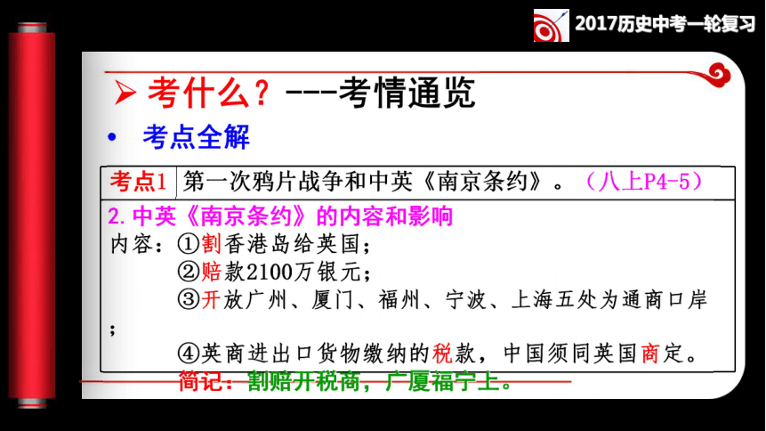 第13讲 第一、二次鸦片战争同步复习课件