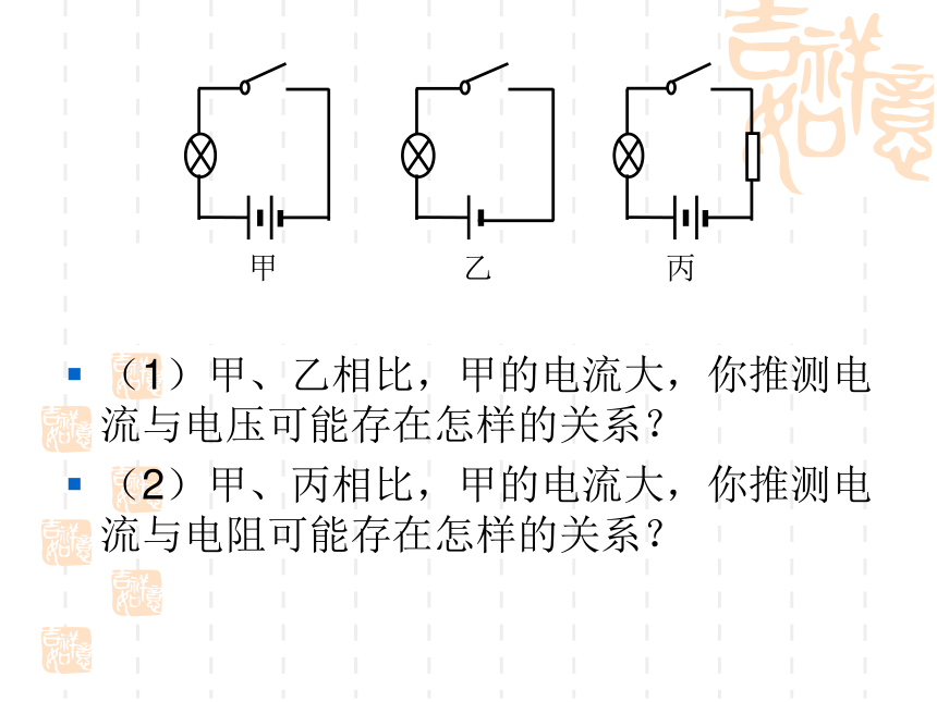 第6节  电流与电压、电阻的关系