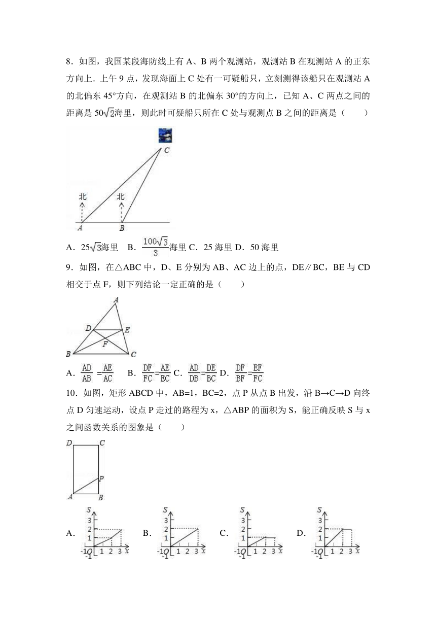 黑龙江省哈尔滨六十九中2016-2017学年九年级（上）月考数学试卷（11月份）（解析版）