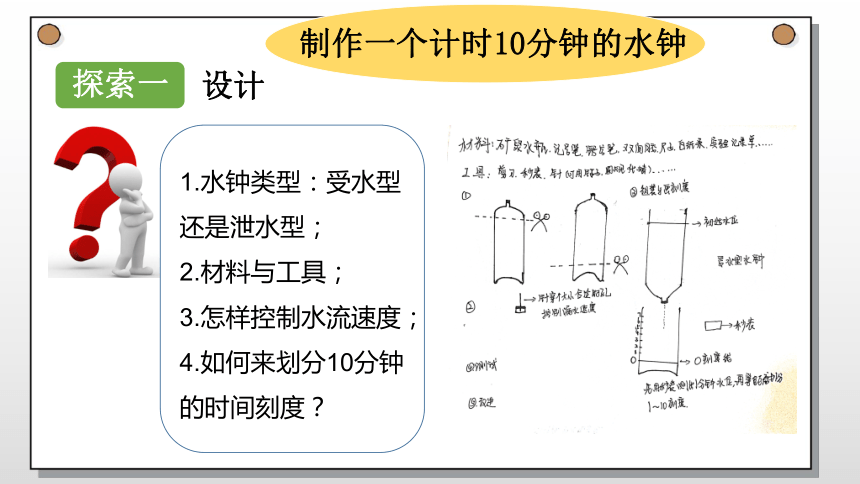 水钟设计图怎么画图片