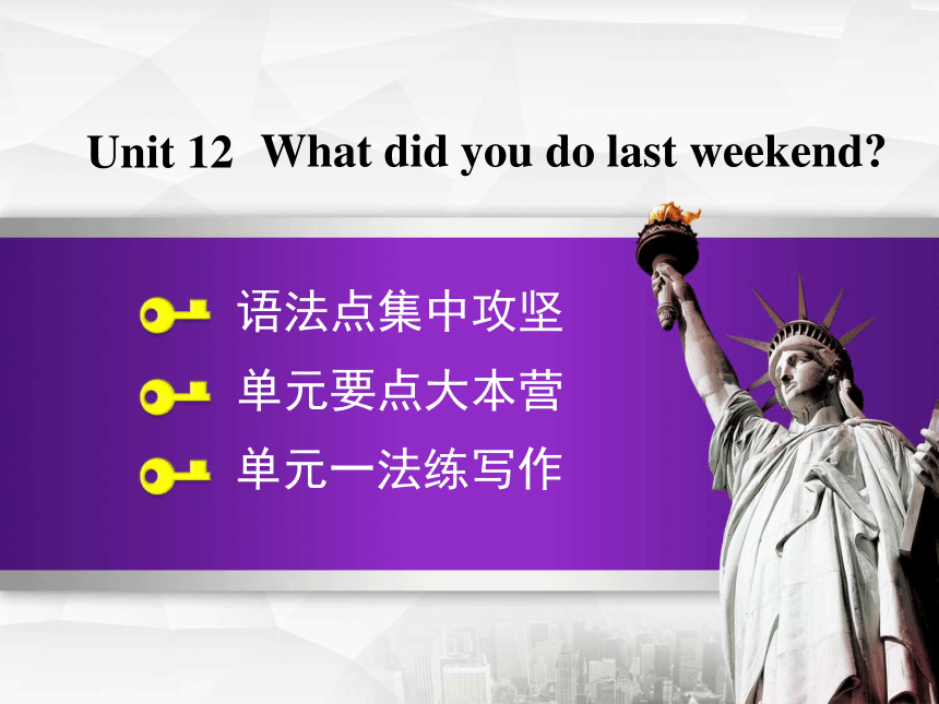 Unit 12 What did you do last weekend? 语法写作课件