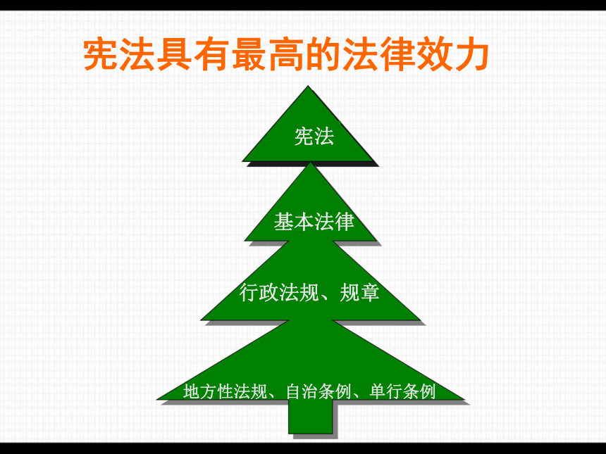 宪法是国家的根本大法