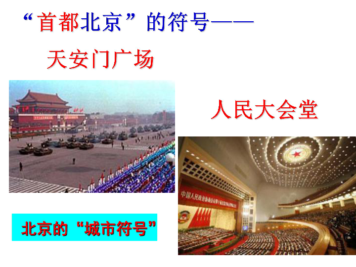 人教版八年级地理下册第6章第4节祖国的首都——北京（58PPT）