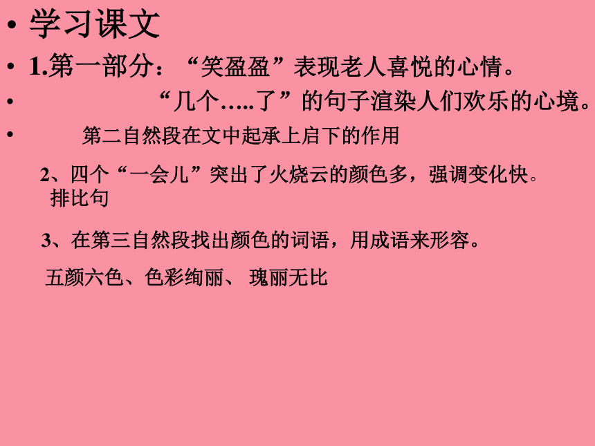 《火烧云》课件  (共20张PPT)