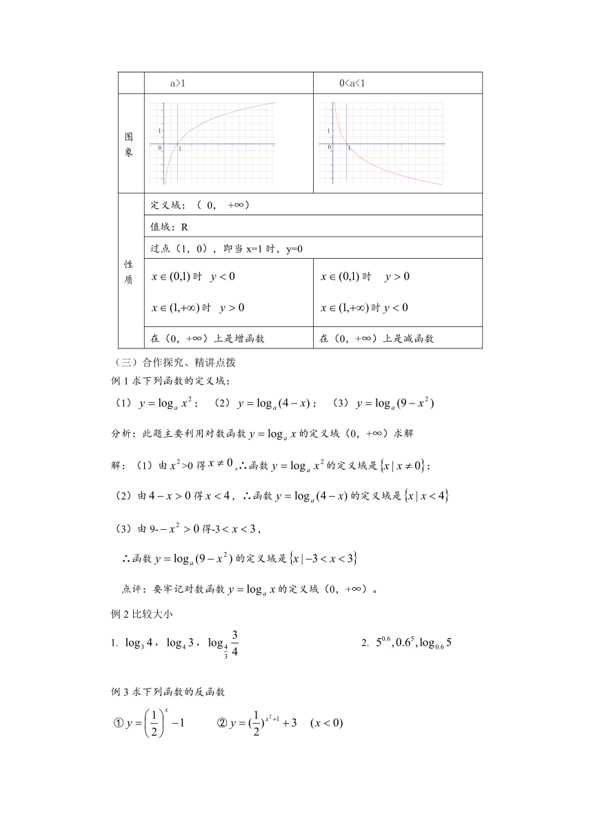 3.5 对数函数 教案2