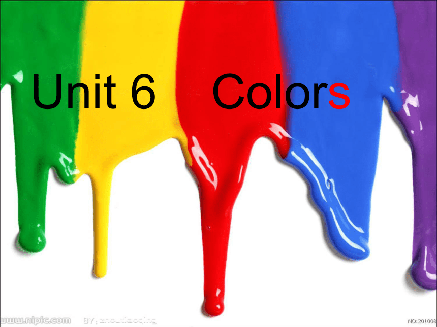 Unit 6 Colors PartC 课件