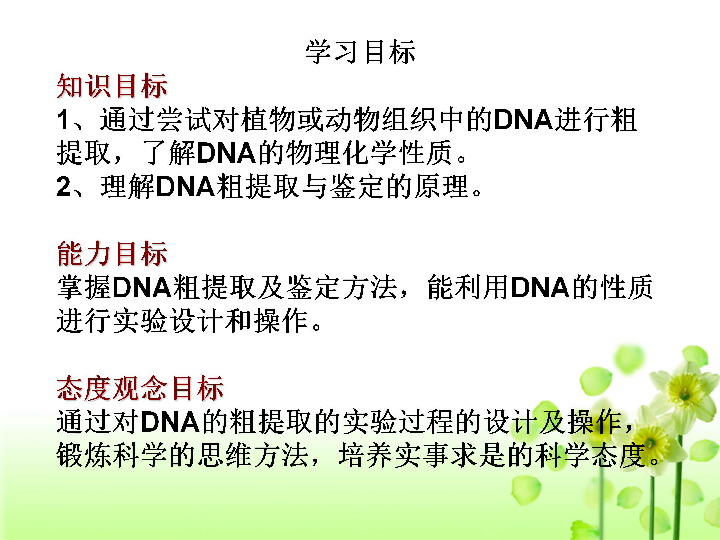 人教版高中生物选修1课件：专题5　DNA和蛋白质技术（选修一）