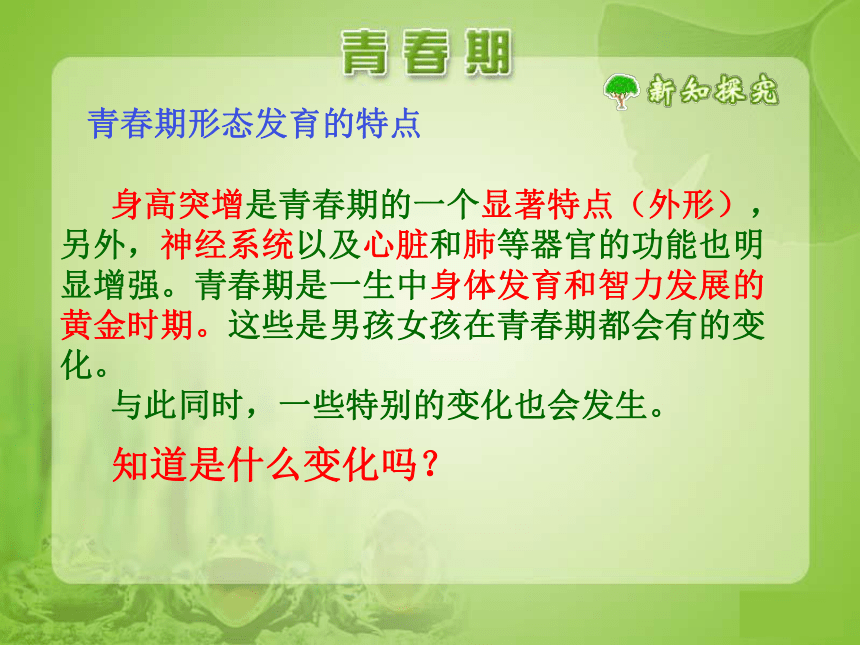 第二節人的生長發育和青春期課件125ppt