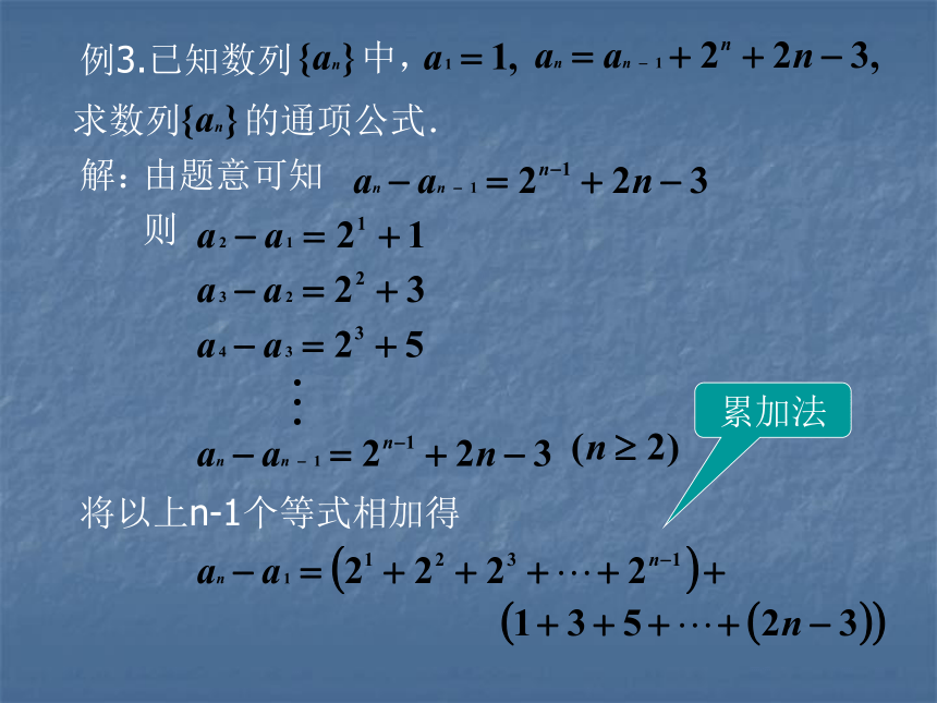高考数学第二轮专题归纳-数列的通项公式