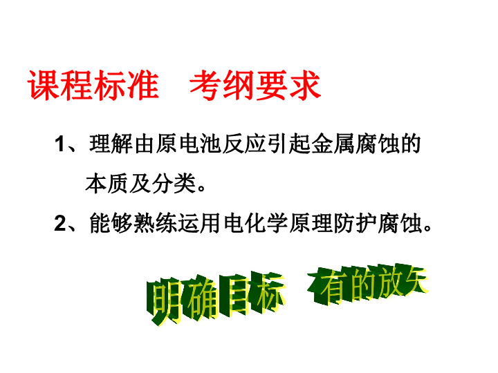 人教版高中化学选修四第四章第四节 金属的电化学腐蚀和防护10张PPT