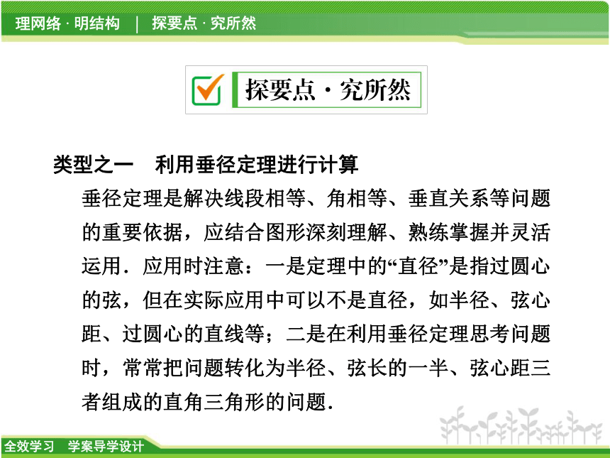 浙教版九年级上册第3章圆的基本性质章末复习课件