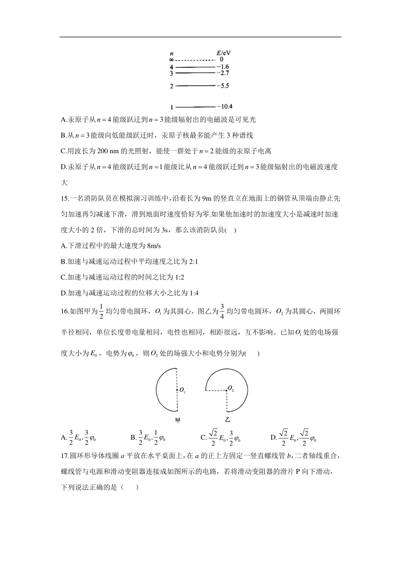 2021届高考理科综合金榜押题卷（适用于新课标全国卷Ⅲ地区）Word版含答案解析