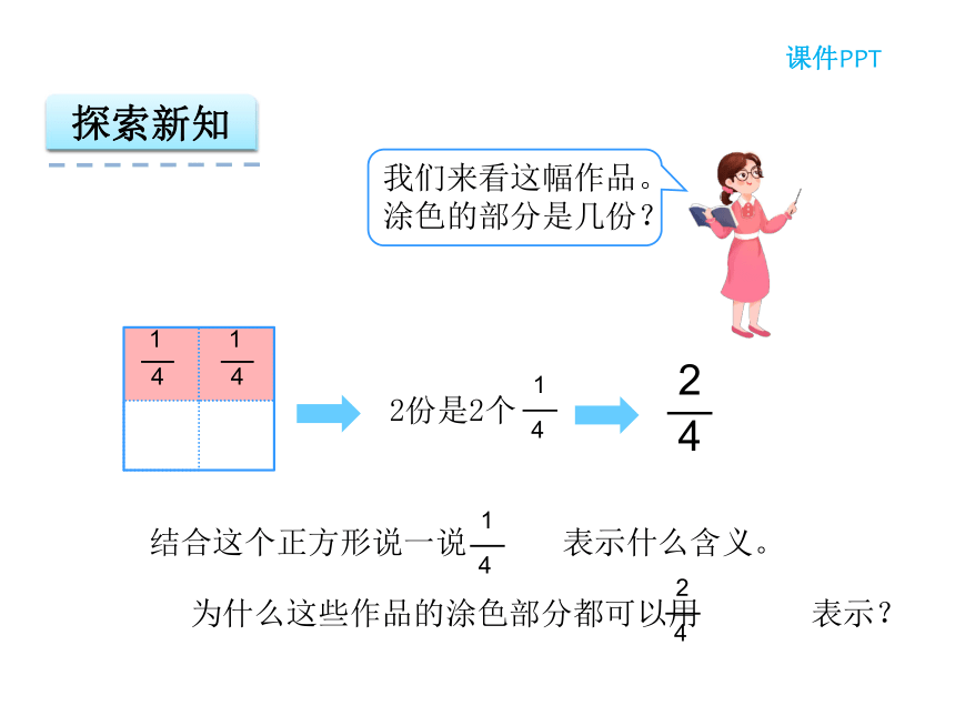 数学三年级上人教版8.2 几分之几课件（26张）