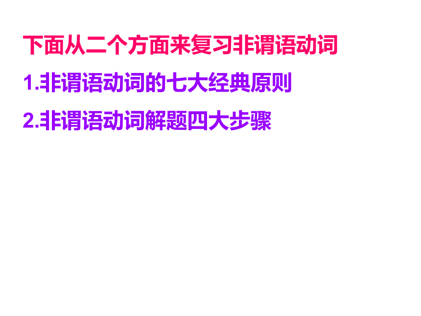 2017高三语法专题复习非谓语动词课件