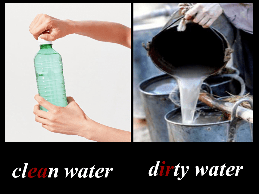 Unit 1 Only drink clean water! 课件
