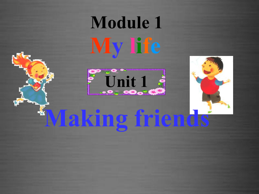 广东省深圳市 2015秋七年级英语上册 Module 1 Unit 1 Making friends 课件