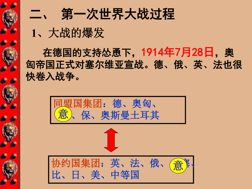 第一次世界大战 课件（共30张PPT）