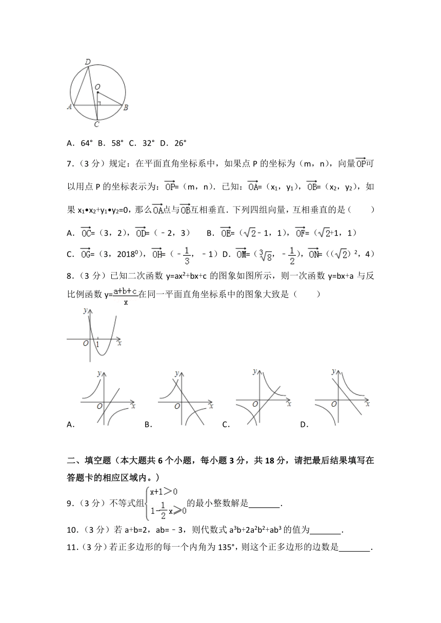 2018年山东省菏泽市中考数学试卷（Word版 解析版）