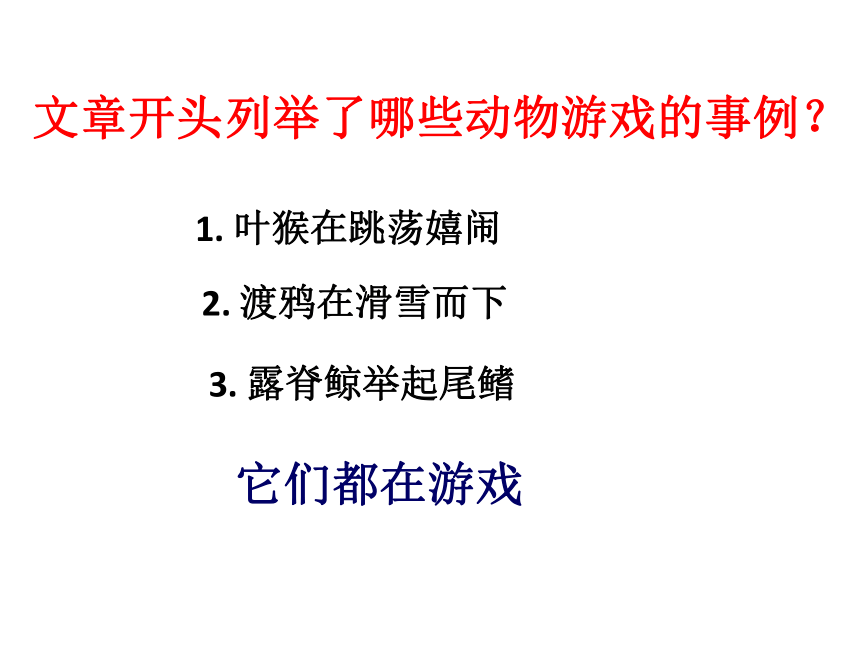 人教版高中语文必修三第4单元第12课《动物游戏之谜》课件2（共31张PPT）