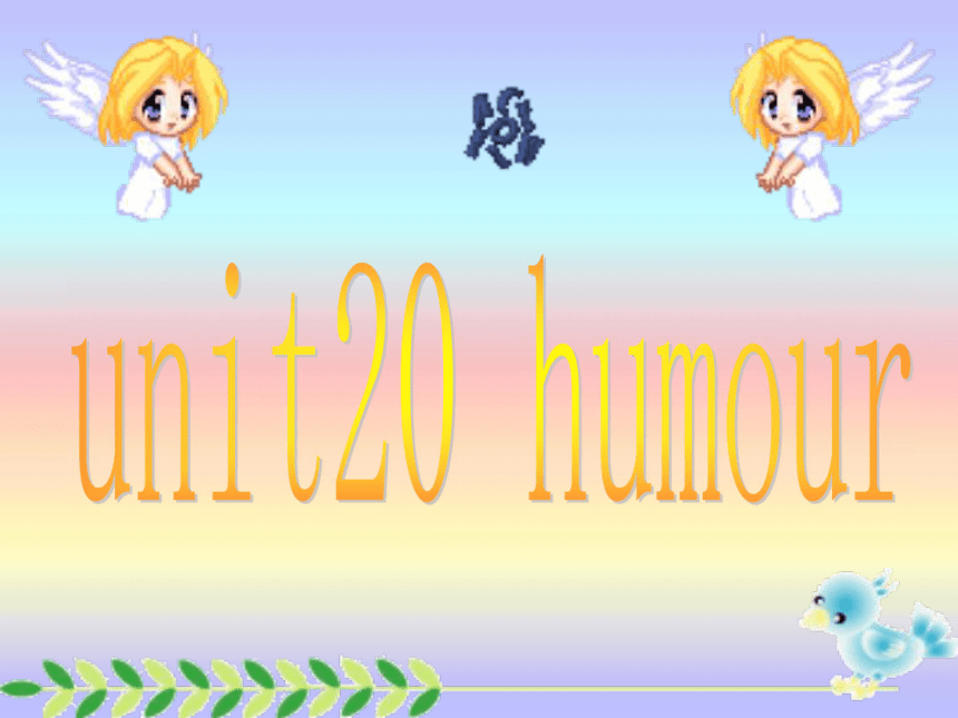 unit 20 humour reading