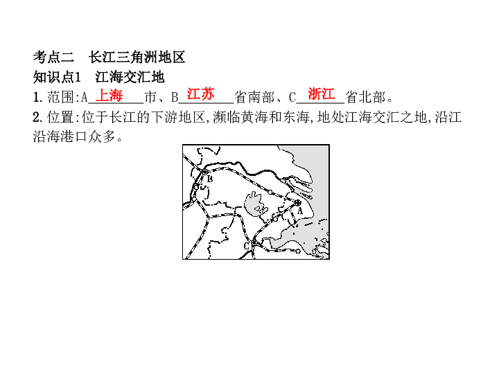 2020年中考地理复习：教材基础知识过关 专题十七　南方地区(60张ppt)