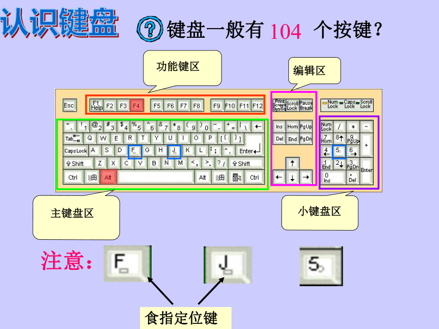 認識鍵盤和正確的指法上學期