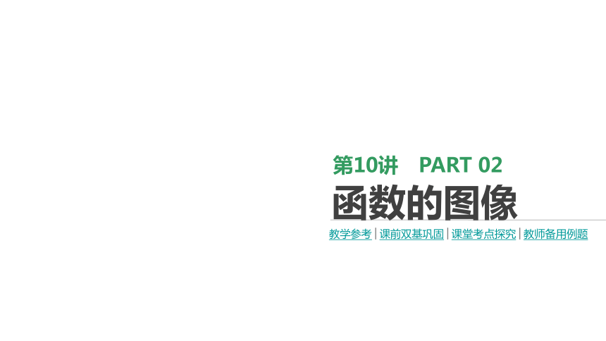 2018版高考数学（文）一轮复习课件：第10讲 函数的图像