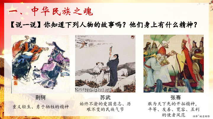 永恒的中华民族精神 课件（24张）