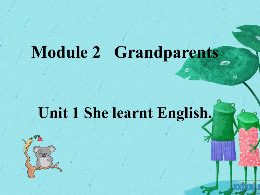 外研版（三起）五年级英语下册课件 unit1 she learnt English