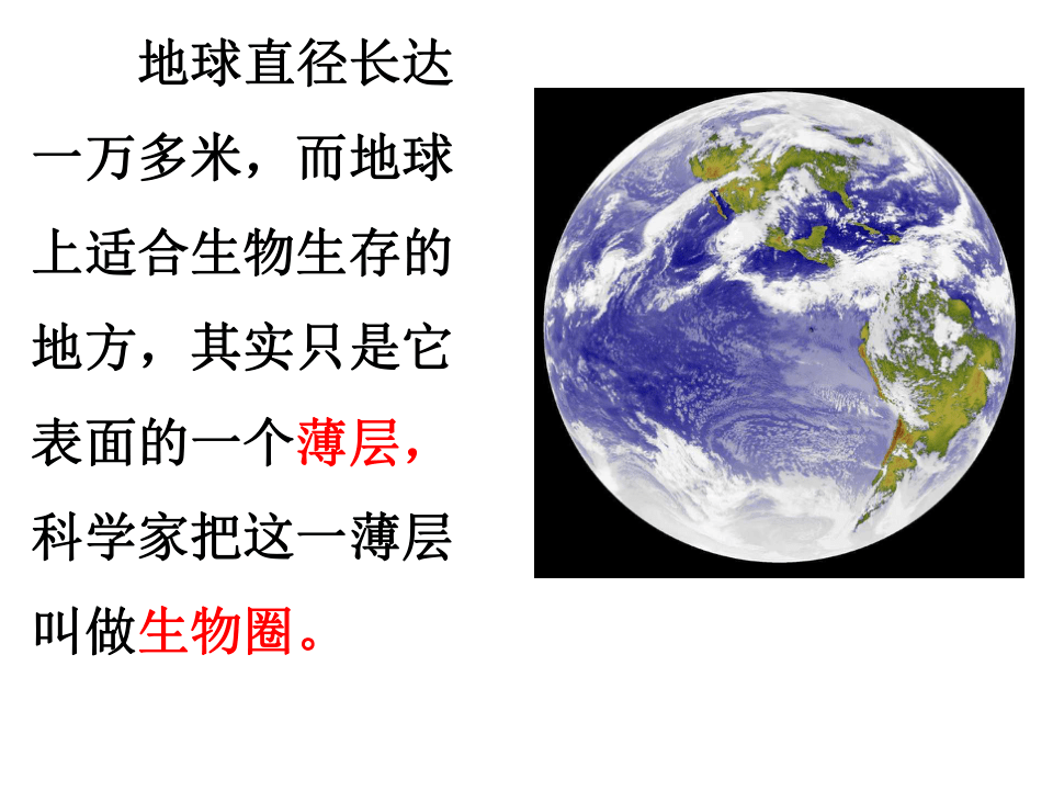 初中生物人教版七年级上册第一单元 生物和生物圈第二章 了解生物圈第三节 生物圈是最大的生态系统 课件（35张PPT）