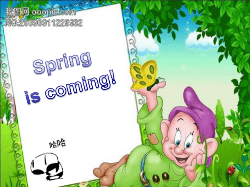 Unit 2 Spring is coming! PB 课件
