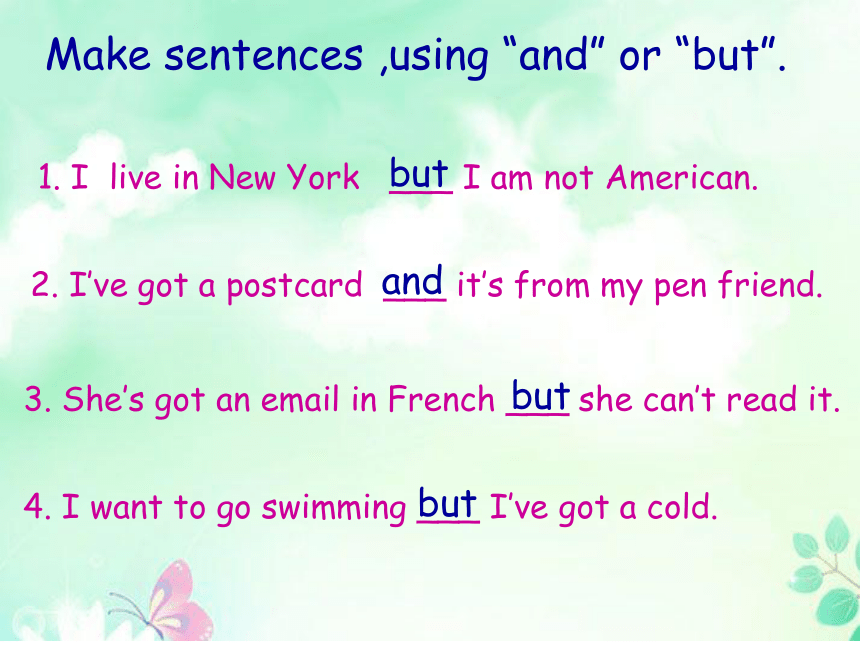 Unit 1 You’ve got a letter from New York 课件   (共16张PPT)