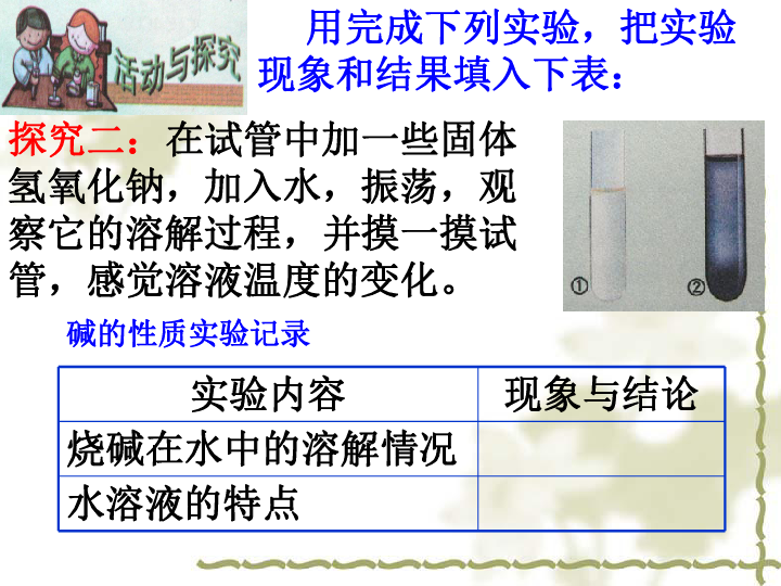 北京课改版九下化学 11.3几种常见的碱 课件（26张ppt）