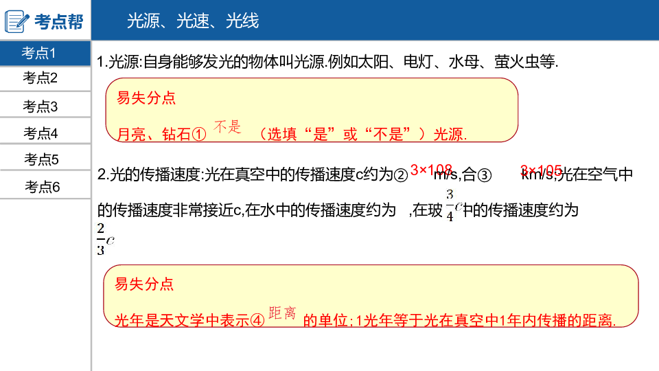 2020版中考物理（河南专用） 课件 第二章　光现象（49张）