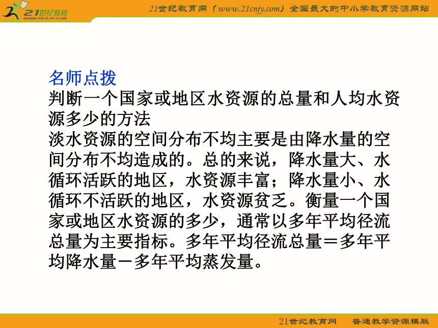 【2012优化方案 精品课件】中图版选修6 地理：2.3 水资源的利用与保护