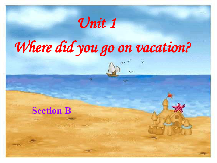 Unit 1 Where did you go on vacation? Section B（2a-3c）课件32张