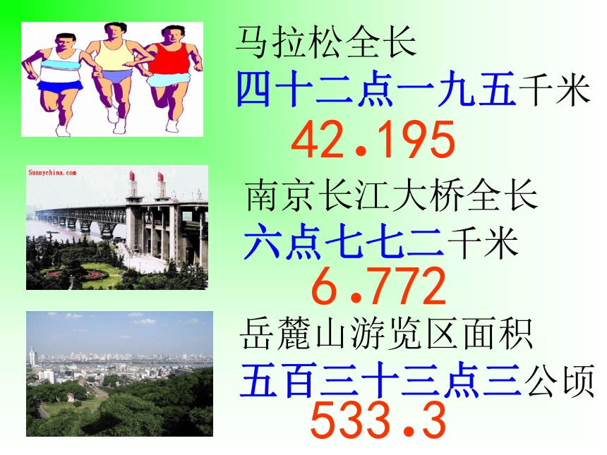 数学三年级下人教版7小数的初步认识课件（24张）