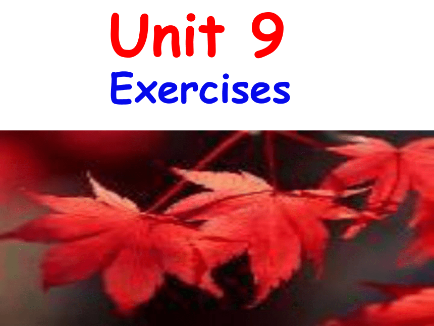 Unit 9 Signs Exercises