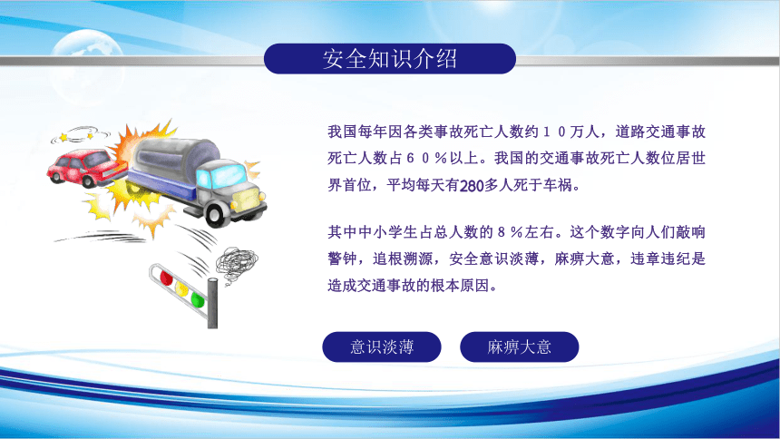 通用版全国交通安全日主题班会24张ppt