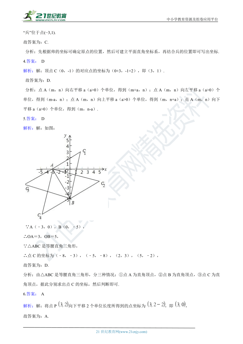 初中数学人教版七年级下学期专题复习：06 坐标方法的简单应用（含解析）