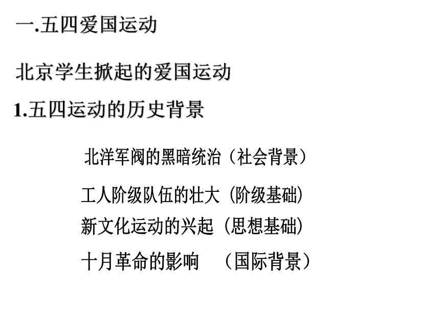 冀人版八年级历史上册（2017）课件：第14课 五四运动与中国共产党的成立（共34张PPT）