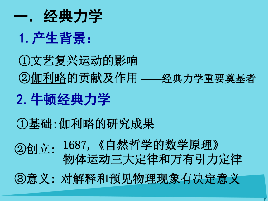 广东省深圳外国语学校高中历史 第11课 物理学的重大进展课件 新人教版必修3