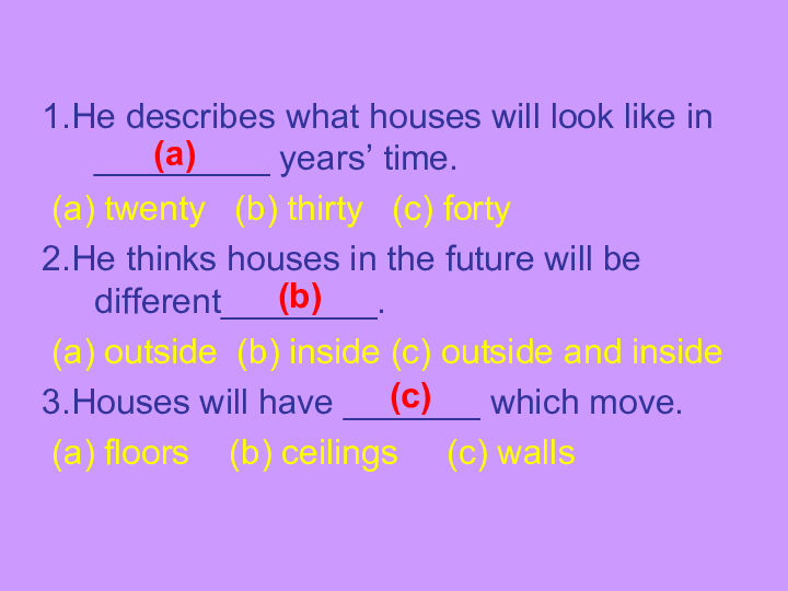 Module 1 Life in the future Listening and vocabulary 课件（20张PPT）