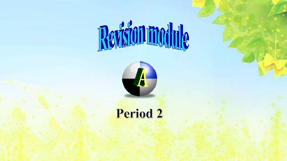 Revision Module A课件24张