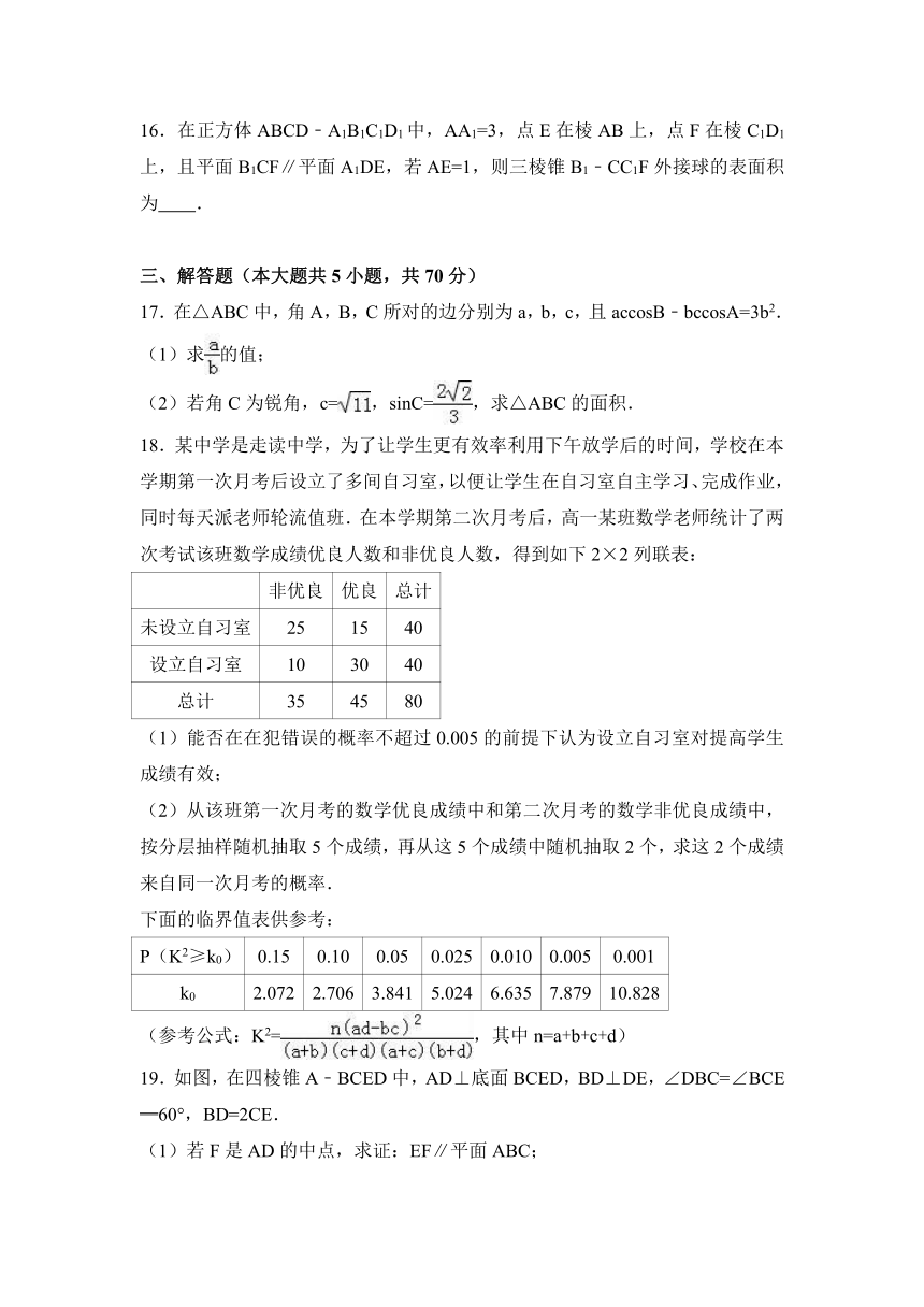 2017年广西钦州市高考数学二模试卷（文科）（解析版）