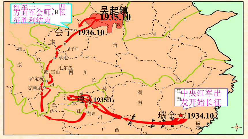 中国工农红军长征(共34张PPT)