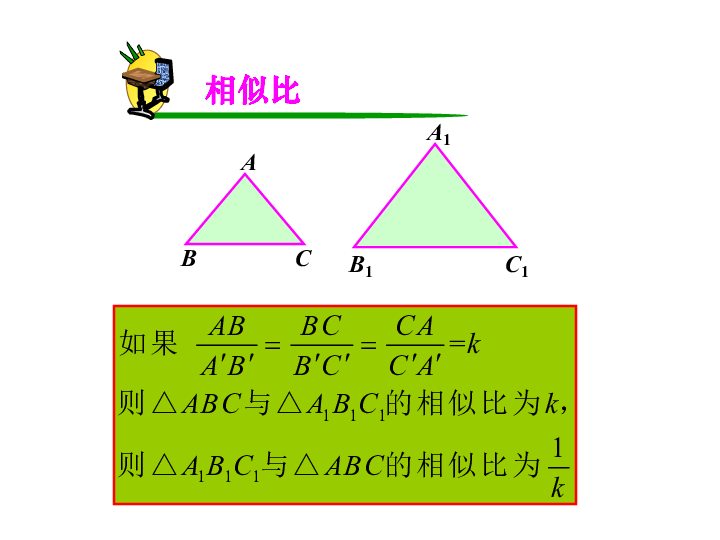 人教版选修1-4 1.3.1相似三角形的判定课件(32张）