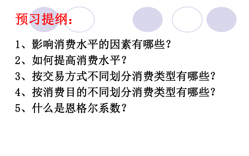 人教版高中政治必修一第三课第一框消费及其类型课件21张PPT