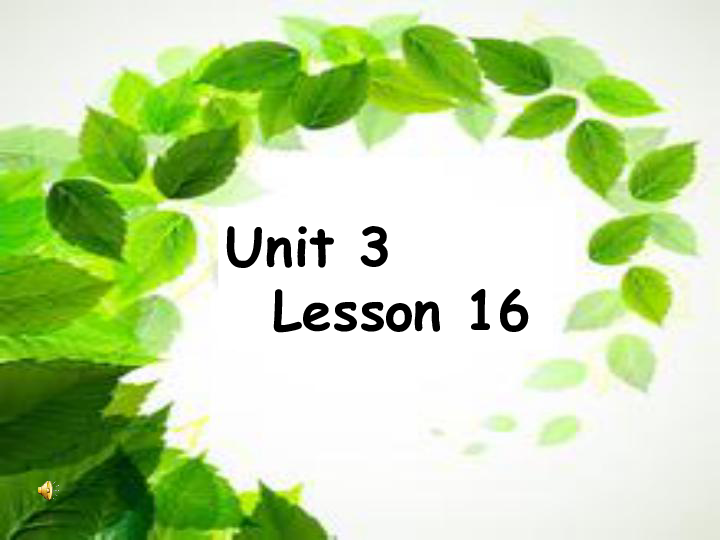 Unit 3  It’s a pineapple. Lesson 16 课件（29张PPT）