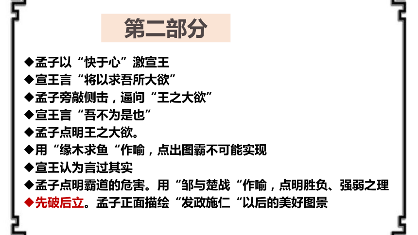 齐桓晋文之事板书设计图片